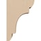 Ekena Millwork 3"W x 6"D x 9"H Classic New Brighton Rough Cedar Woodgrain TimberThane Corbel, Primed Tan CORUR03X06X09NEBRCPR - alternate 6